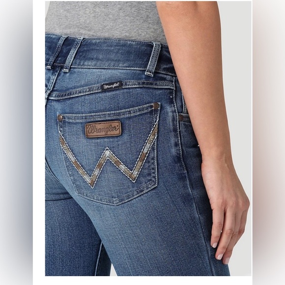 WRANGLER RETRO MAE BOOTCUT FAYE mid-rise LADIES JEANS size 24x34 new - 112328736 - Picture 2 of 3